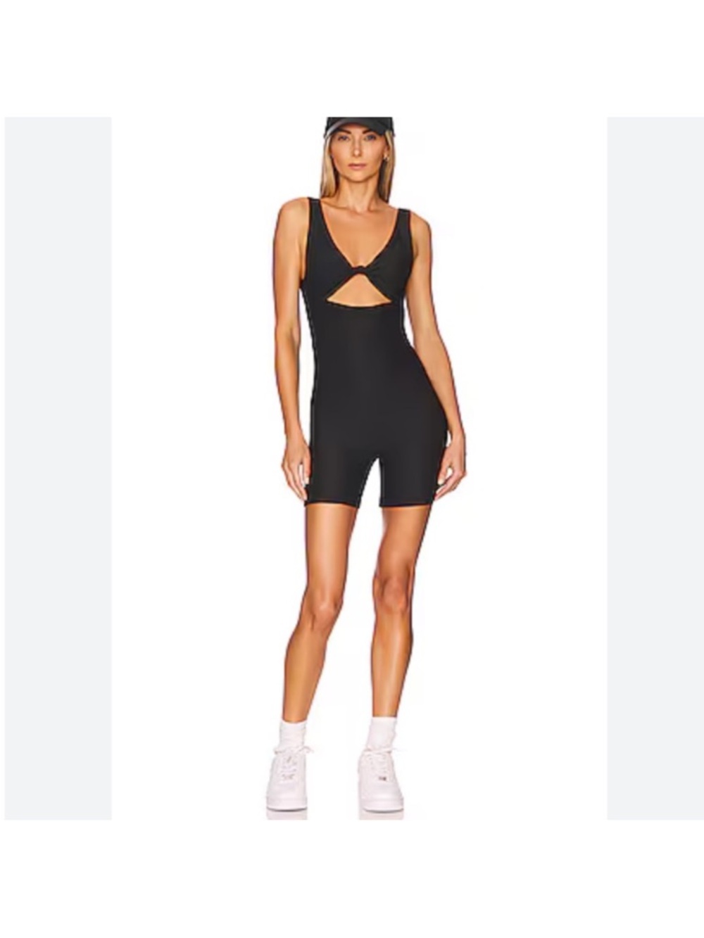 WeWoreWhat Black Cutout Romper Jumpsuit